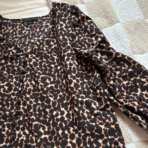 Leopard Print Blouse